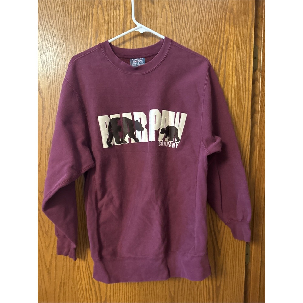 Bear Paw Company Sweatshirt Purple Size‎ Men's Small